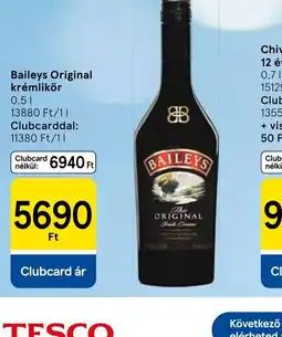 Tesco Baileys Original krémlikőr ajánlat