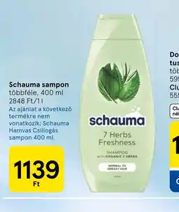 Tesco Schauma sampon ajánlat