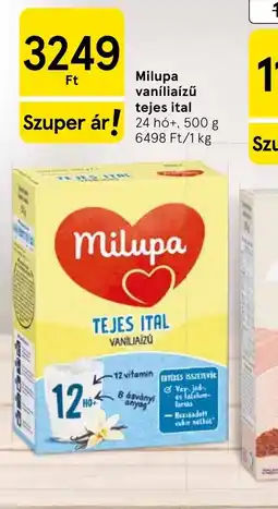 Tesco Milupa vaníliaízű tejes ital ajánlat