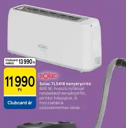 Tesco Solac TL5418 kenyérpirít ajánlat