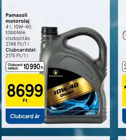 Tesco Pamasoil motorolaj ajánlat