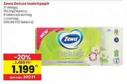 Spar Zewa Deluxe toalettpapír ajánlat