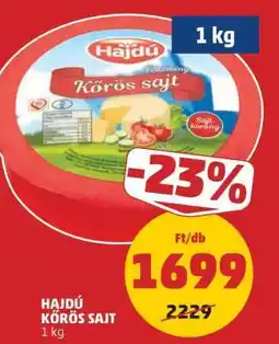 PENNY Hajdú Körös sajt ajánlat