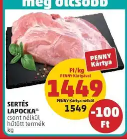 PENNY Sertés Lapocka ajánlat