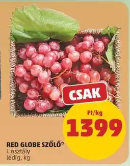PENNY RED GLOBE SZŐLŐ ajánlat