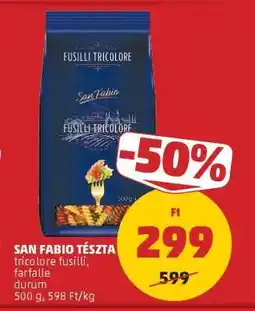 PENNY San Fabio Tészta ajánlat