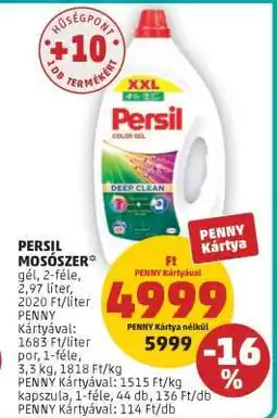 PENNY PERSIL Mosószer ajánlat