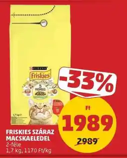 PENNY FRISKIES Száraz macskaeledel ajánlat