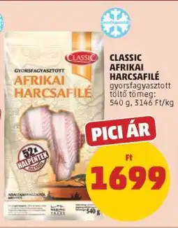 PENNY CLASSIC AFRIKAI HARCSAFILÉ ajánlat