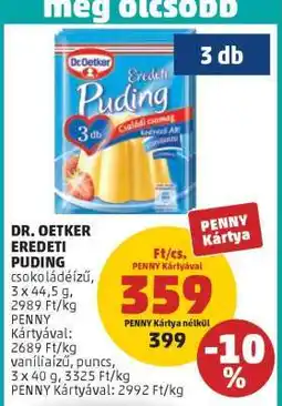 PENNY Dr. Oetker Eredeti Puding ajánlat