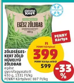 PENNY Zöldséges-Kert Zöld Hüvelyű Zöldbab ajánlat