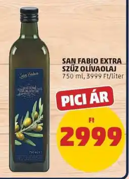 PENNY San Fabio Extra Szűz Olívaolaj ajánlat