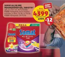 PENNY Somat All in One Mosogatógép Gel, Tabletta ajánlat