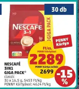 PENNY NESCAFÉ 3IN1 GIGA PACK ajánlat