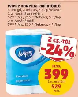 PENNY Wippy Konyhai Papírtörlő ajánlat