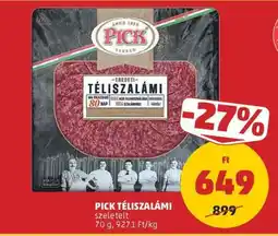 PENNY PICK Téliszalámi ajánlat