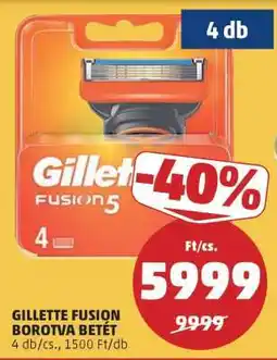 PENNY GILLETTE FUSION BOROTVA BETÉT ajánlat