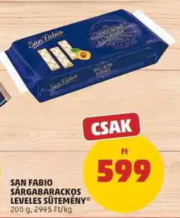 PENNY San Fabio Sárgabarackos Leveles Sütemény ajánlat