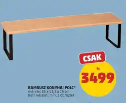 PENNY Bambusz konyhai polc ajánlat