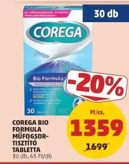 PENNY COREGA BIO FORMULA MŰFOGSOR-TISZTÍTÓ TABLETTA ajánlat
