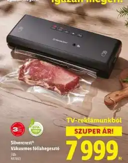 Lidl Silvercrest Vákuumos fóliahegesztő ajánlat