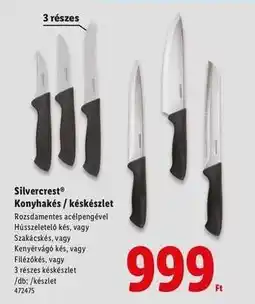 Lidl Silvercrest Konyhakés / késkészlet ajánlat