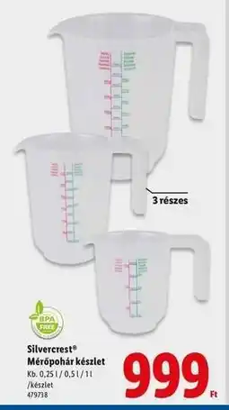 Lidl Silvercrest Mérőpohár készlet ajánlat
