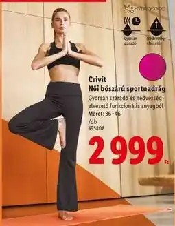 Lidl Crivit Női bőszárú sportnadrág ajánlat