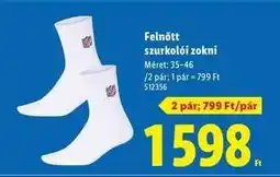 Lidl Felnőtt szurkolói zokni ajánlat