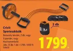 Lidl Crivit Sporteszközök ajánlat