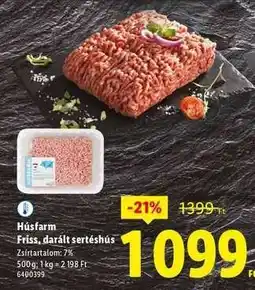 Lidl HÚSFARM Friss, darált sertéshús ajánlat