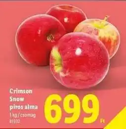 Lidl Crimson Snow piros alma ajánlat