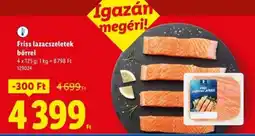 Lidl Friss lazacszeletek bőrrel ajánlat