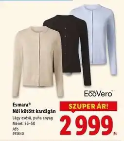 Lidl Esmara Női kötött kardigán ajánlat