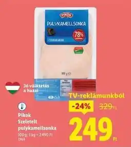 Lidl Pikok Szeletelt pulykamellsonka ajánlat