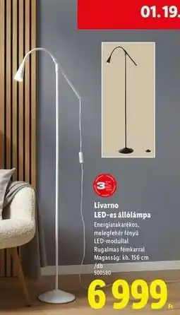 Lidl Livarno LED-es állólámpa ajánlat