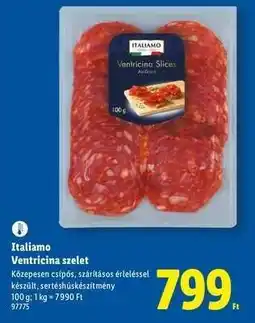 Lidl ITALIAMO Ventricina szelet ajánlat