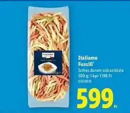 Lidl Italiamo Fussili ajánlat