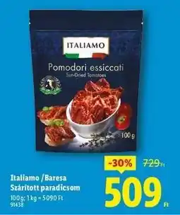 Lidl ITALIAMO / BARESA Szárított paradicsom ajánlat