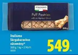 Lidl Italiamo Sárgabarackos sütemény ajánlat