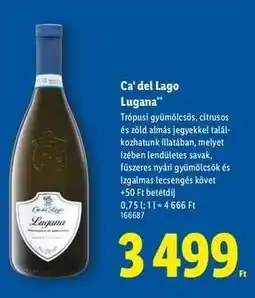 Lidl Ca' del Lago Lugana ajánlat