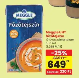 Spar MEGGLE UHT Főzőtejszín ajánlat