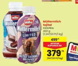Spar Müllermilch tejital ajánlat