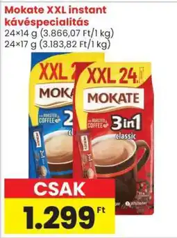 Spar Mokate XXL instant kávéspecialitás ajánlat