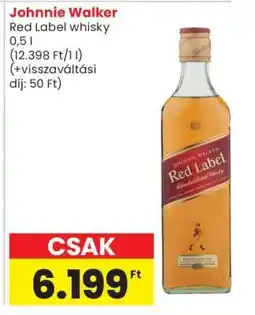 Spar JOHNNIE WALKER Red Label Whisky ajánlat