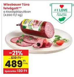 Spar WIESBAUER Túra felvágott ajánlat