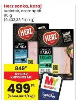 Spar Herz sonka, karaj ajánlat
