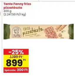 Spar Tante Fanny friss pizzatészta ajánlat