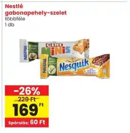 Spar Nestlé gabonapehely-szelet ajánlat
