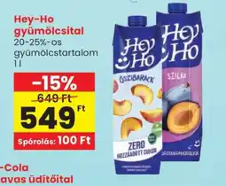 Spar HEY-HO GYÜMÖLCSITAL ajánlat
